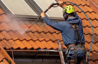 Démoussage et hydrofuge de toiture à Rauret